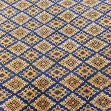 Bukhara Geometric Design Blue & Cream - AR3636