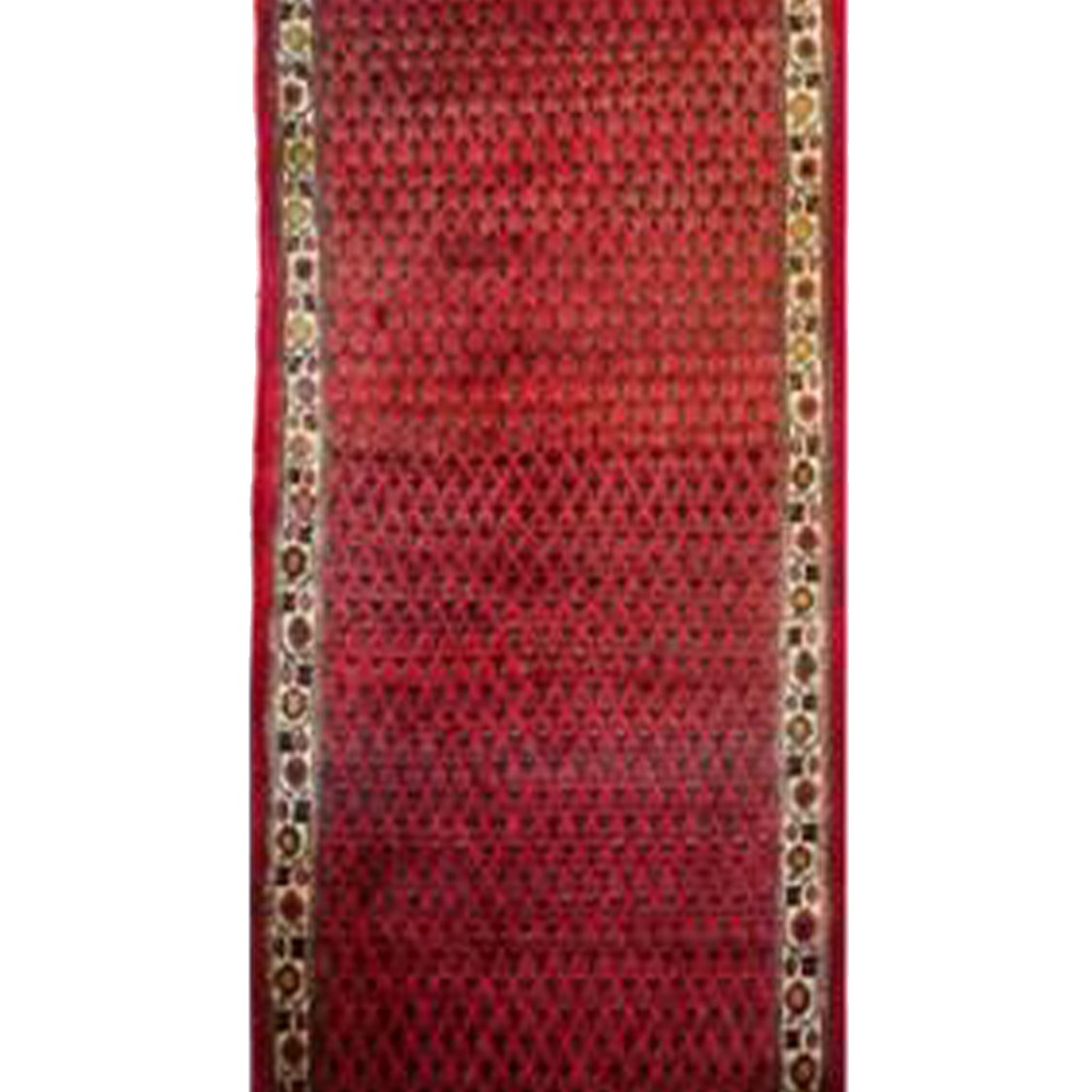 Persian Tribal Boteh Design Runner Red and White - AR0771T