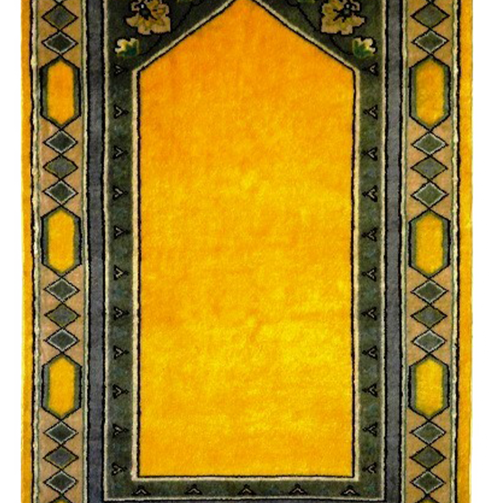 Royal Yellow Prayer Rug - AR2578