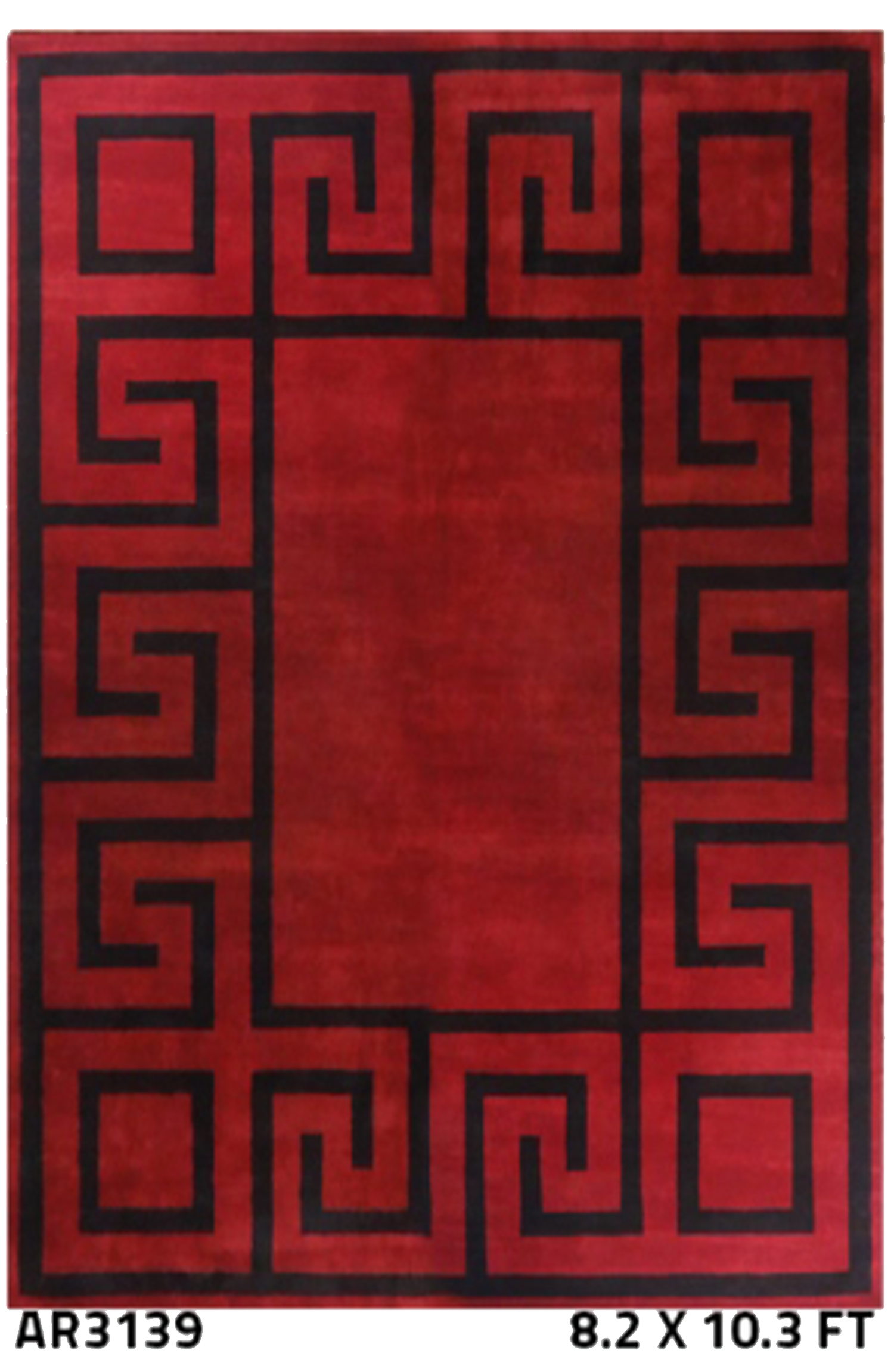 Versace Red and Black Border AR3139 Abee Rugs