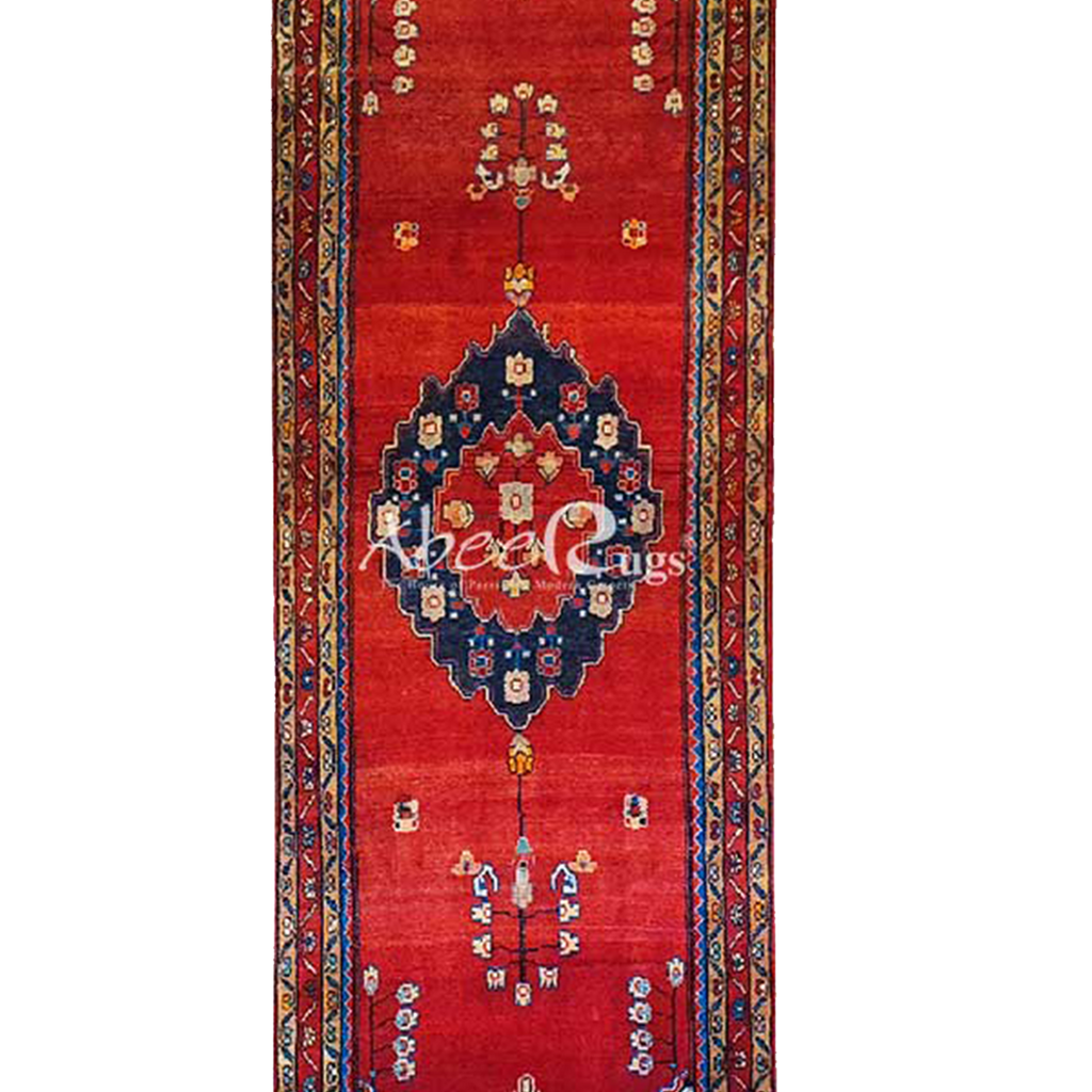 Persian Tribal Red Wool Runner - AR3581