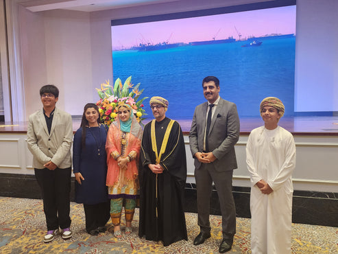 ABEE RUGS' MR. NASEER & FAMILY HONORED AT OMAN'S 53RD NATIONAL DAY
