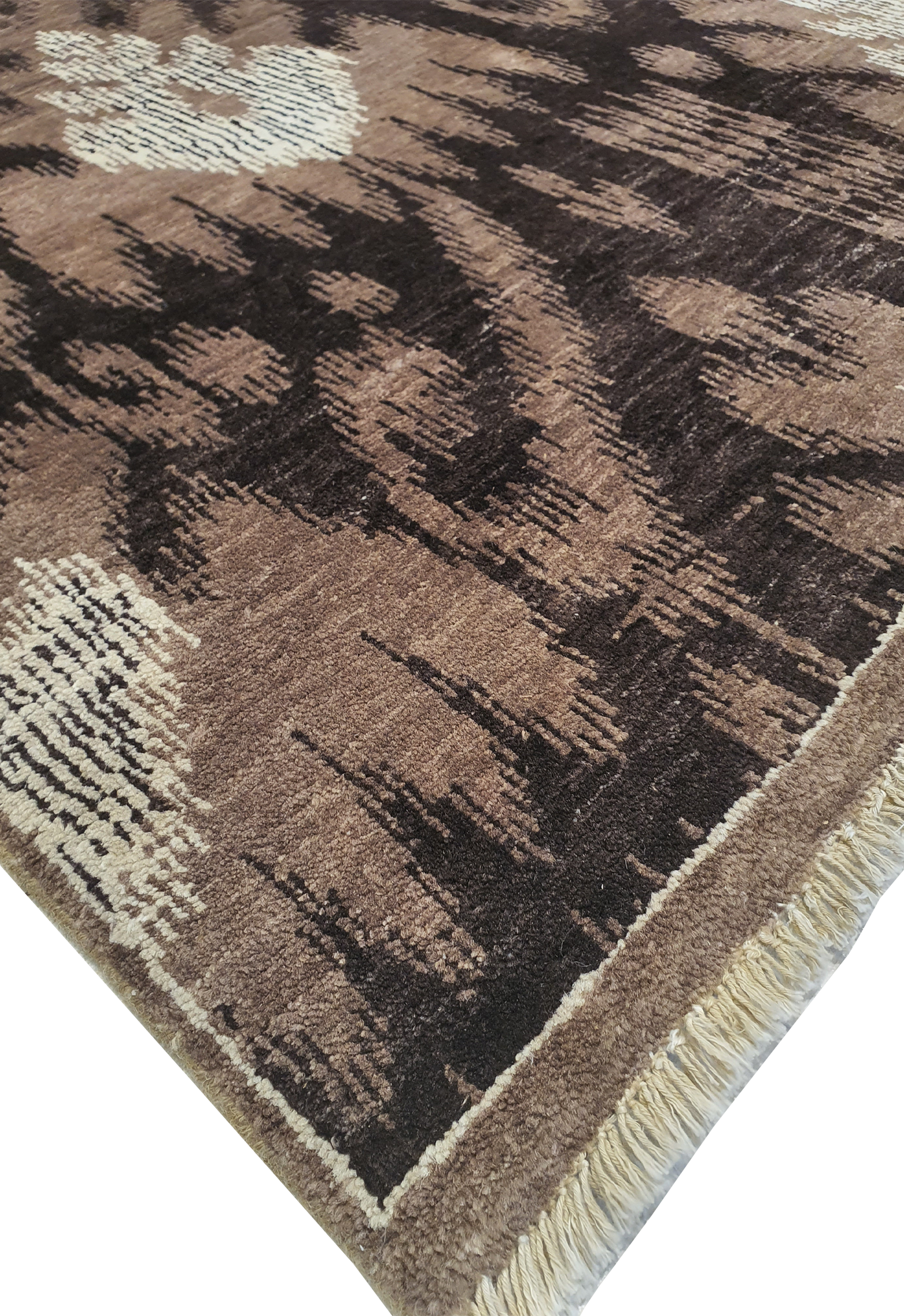 Persian Ikat Design Brown and White - VP142