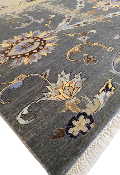 Persian Classic Floral Design Cream and Grey - VP143
