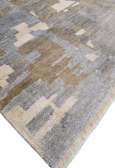 Superfine Galaxy Broken Design Brown, Cream and Light Blue-VP177
