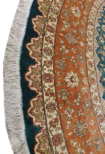 Qum Silk On Silk Round - AR3170