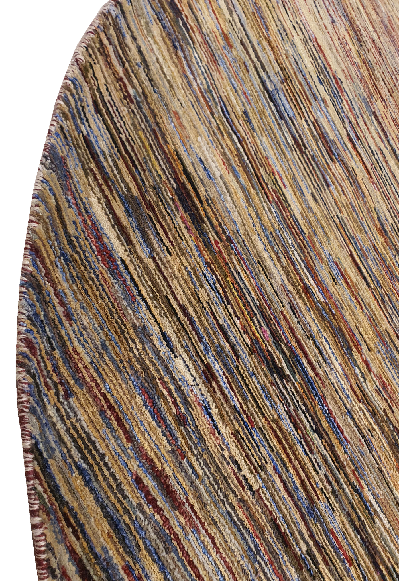 Modern Allover Cross Lining Round Rug Design - AR2339