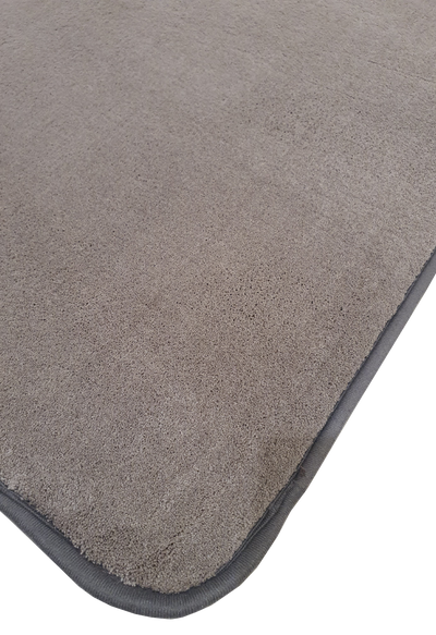 MACHINE MADE FOAM SQUARE LIGHT GREY CARPET - MM044