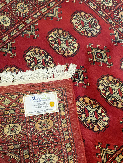 Persian Bokharah Maroon - 3.01 X 4.07 FT - AR2232