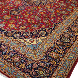 Persian Keshan Red, Blue, And White Medallion - AR0399
