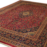 Persian Keshan Red With Blue-AR1343