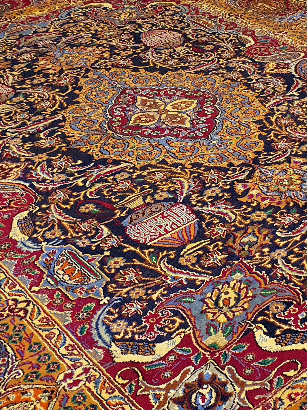 Persian Kashmar Wool Allover Design - 9.8 X 12.3 FT - AR1519