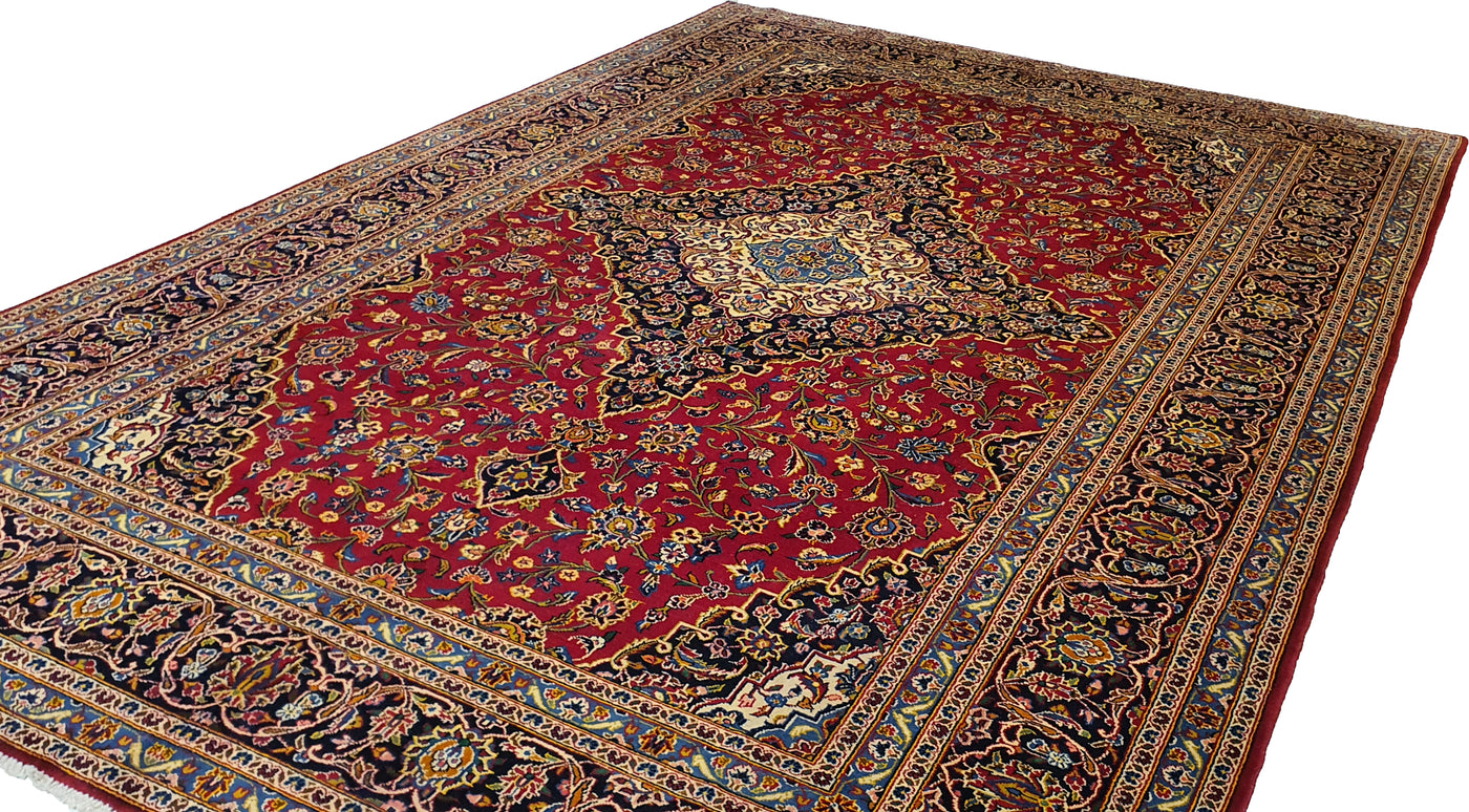 Persian Keshan Red Star With Centre Medallion - AR0405