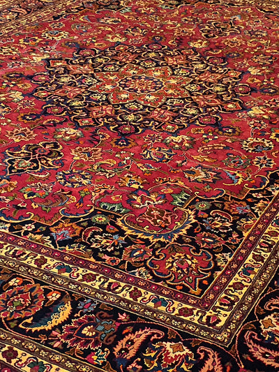 Persian Keshan Wool Chobi Design - 9.8 X 12.9 FT - AR1518