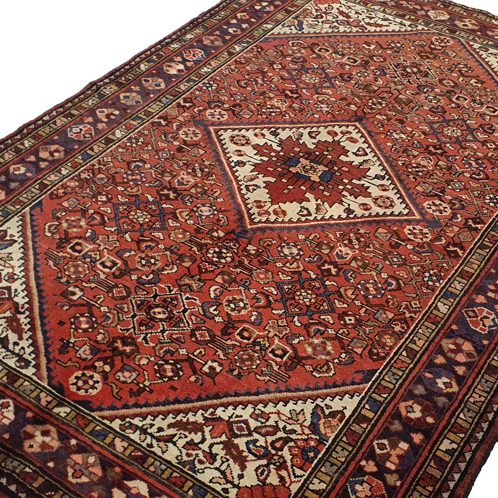 Superfine Persian Bidjar Hand Knotted Wool With Pink And Blue Border-AR3513