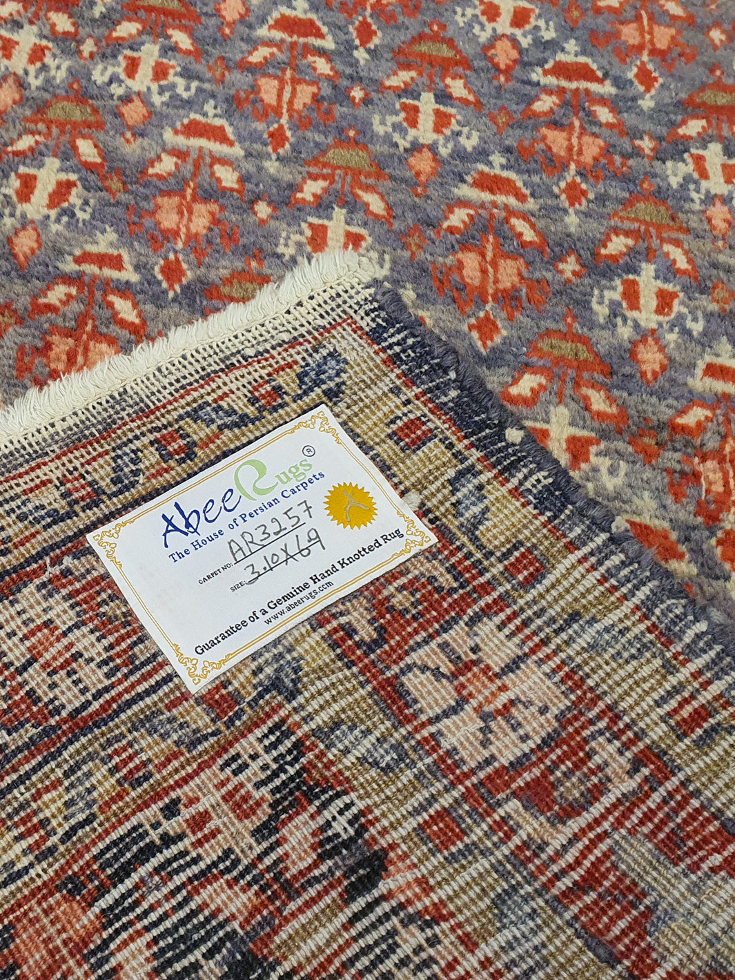 Persian Baluch Wool Allover Design - 3.10 X 6.9 FT - AR3257