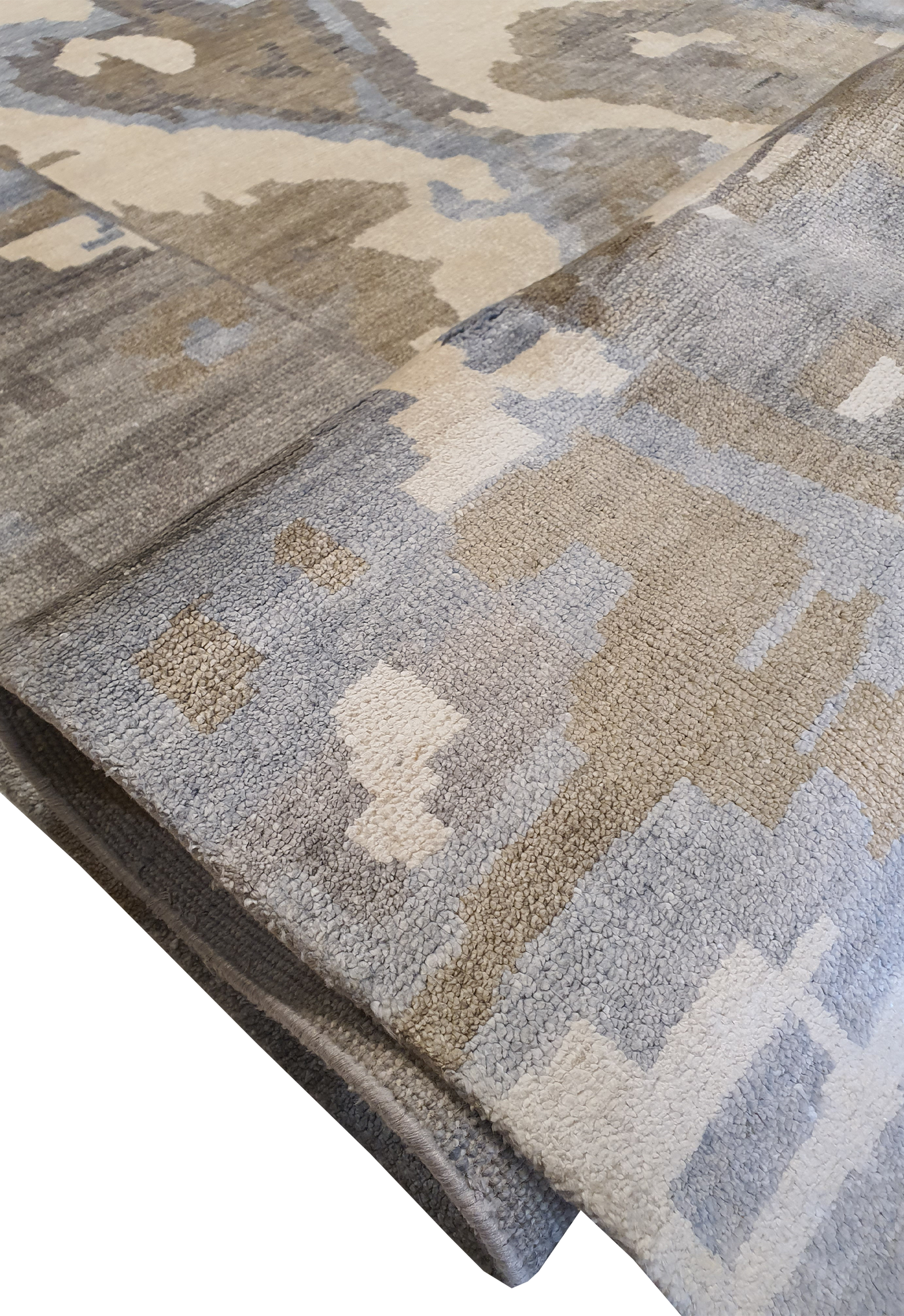 Superfine Galaxy Broken Design Brown, Cream and Light Blue-VP177