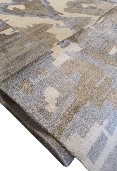 Superfine Galaxy Broken Design Brown, Cream and Light Blue-VP177