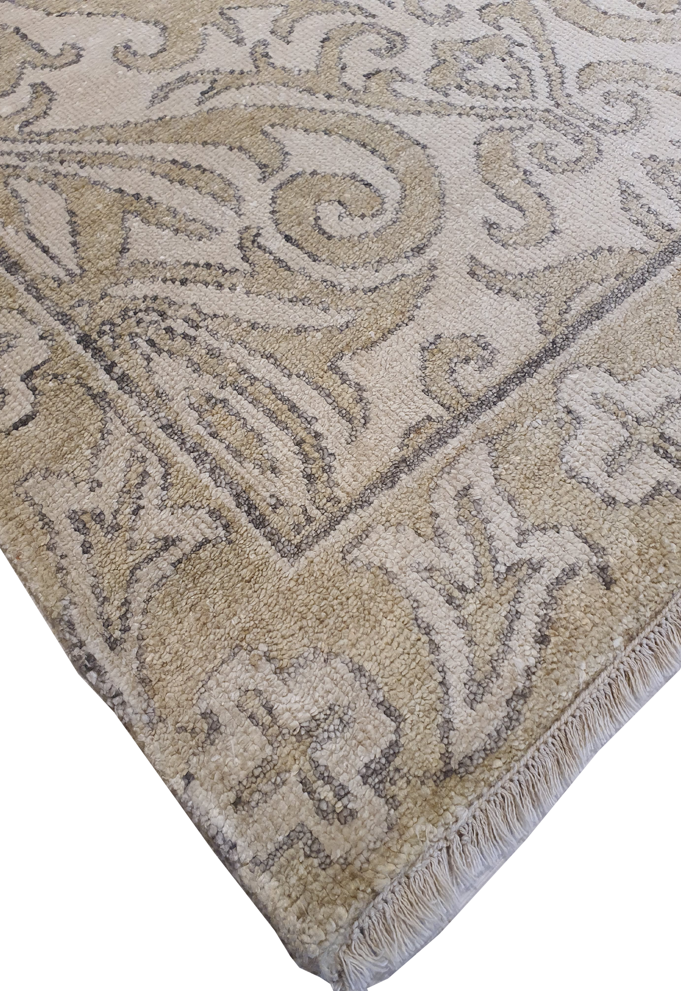 Classic Modern Cream Allover Silk Floral Design - VP160