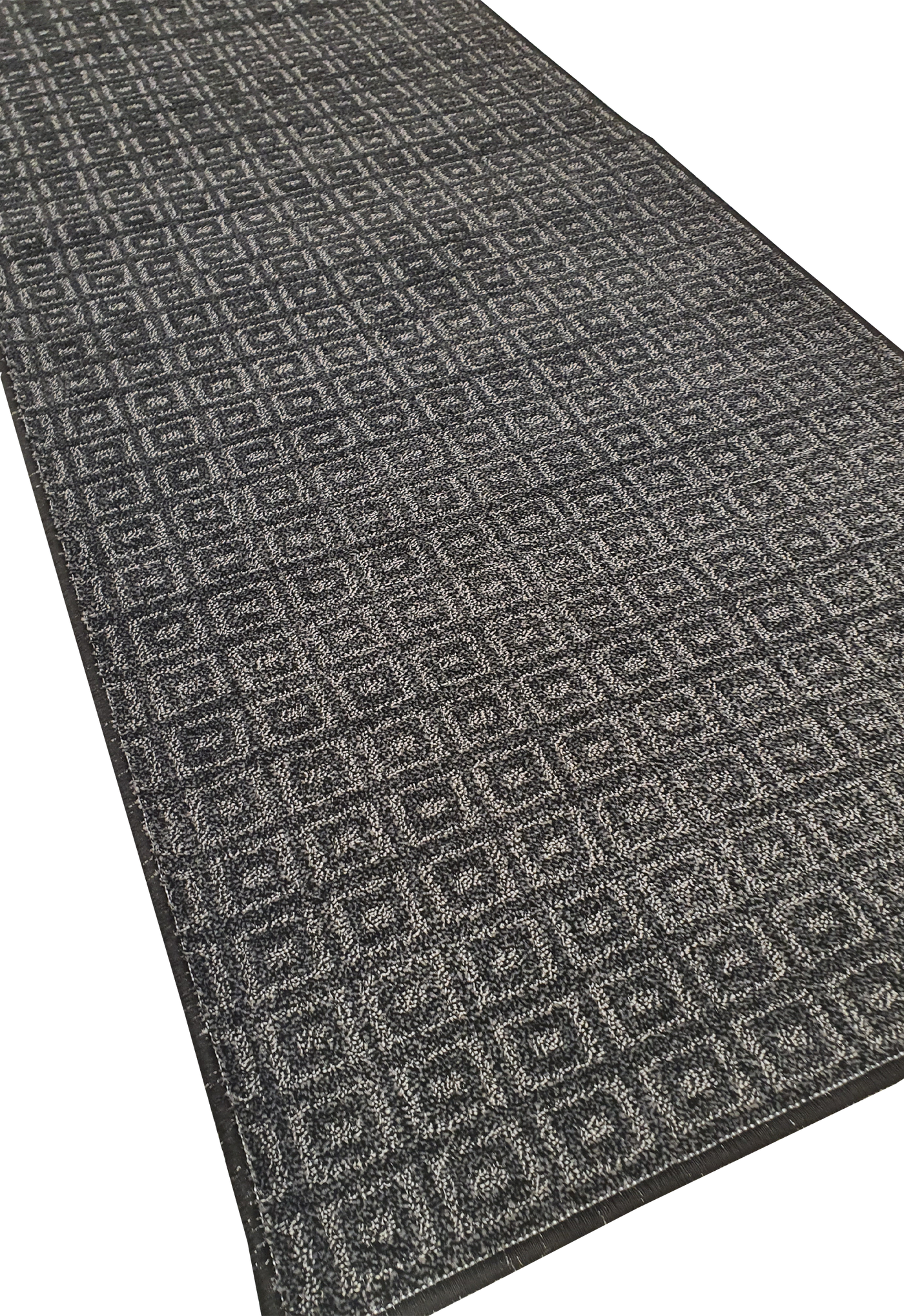 MACHINE MADE EMBOSS BOX DESIGN BLACK & WHITE RUNNER - MM045