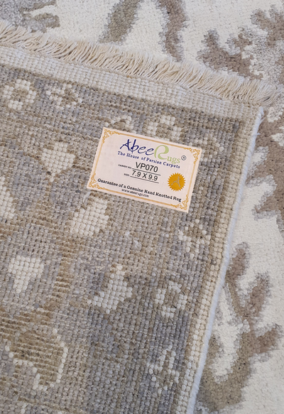 Indo Isfahan Silk and Wool Allover Floral Design - VP070