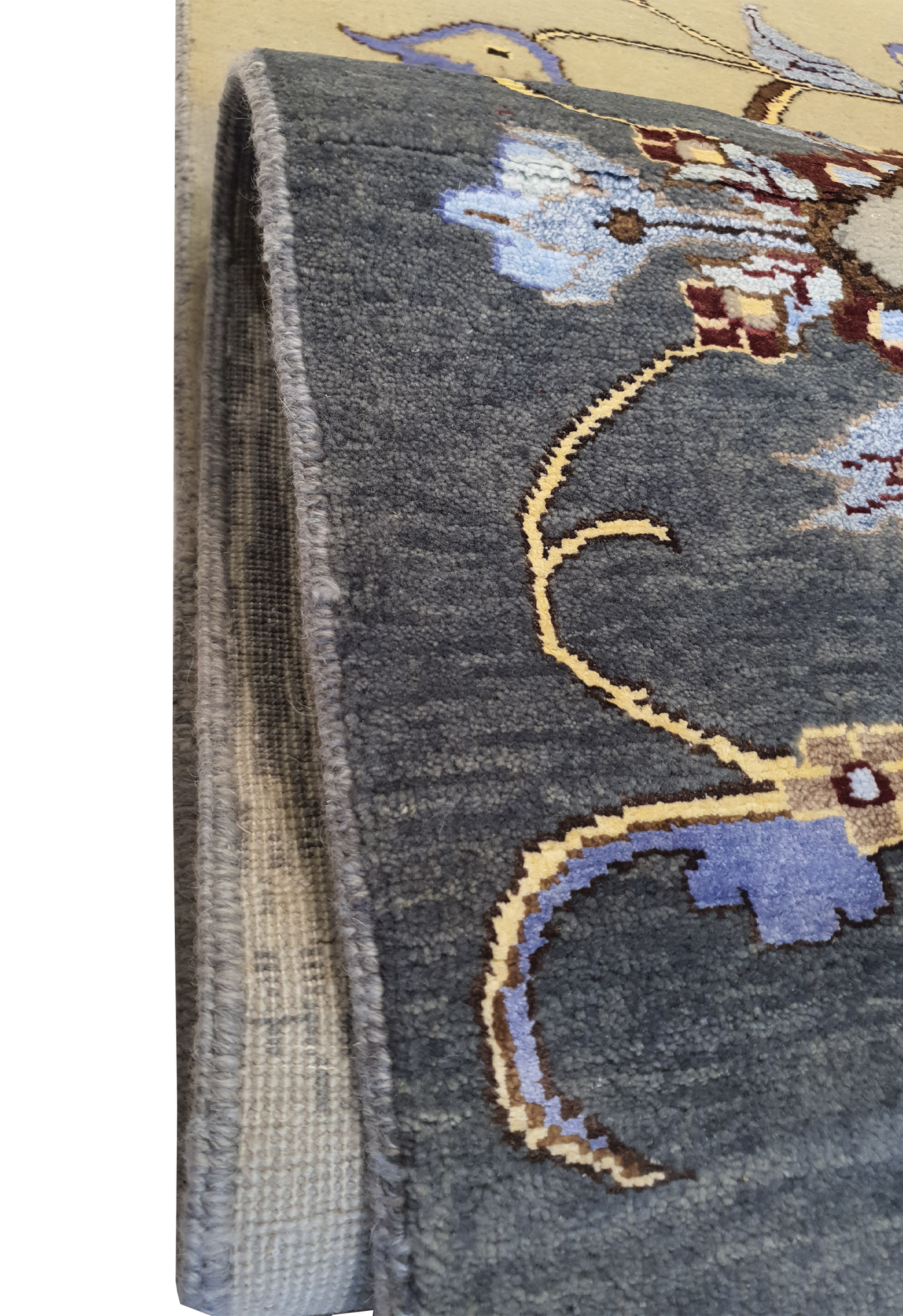 Persian Classic Floral Design Cream and Grey - VP143