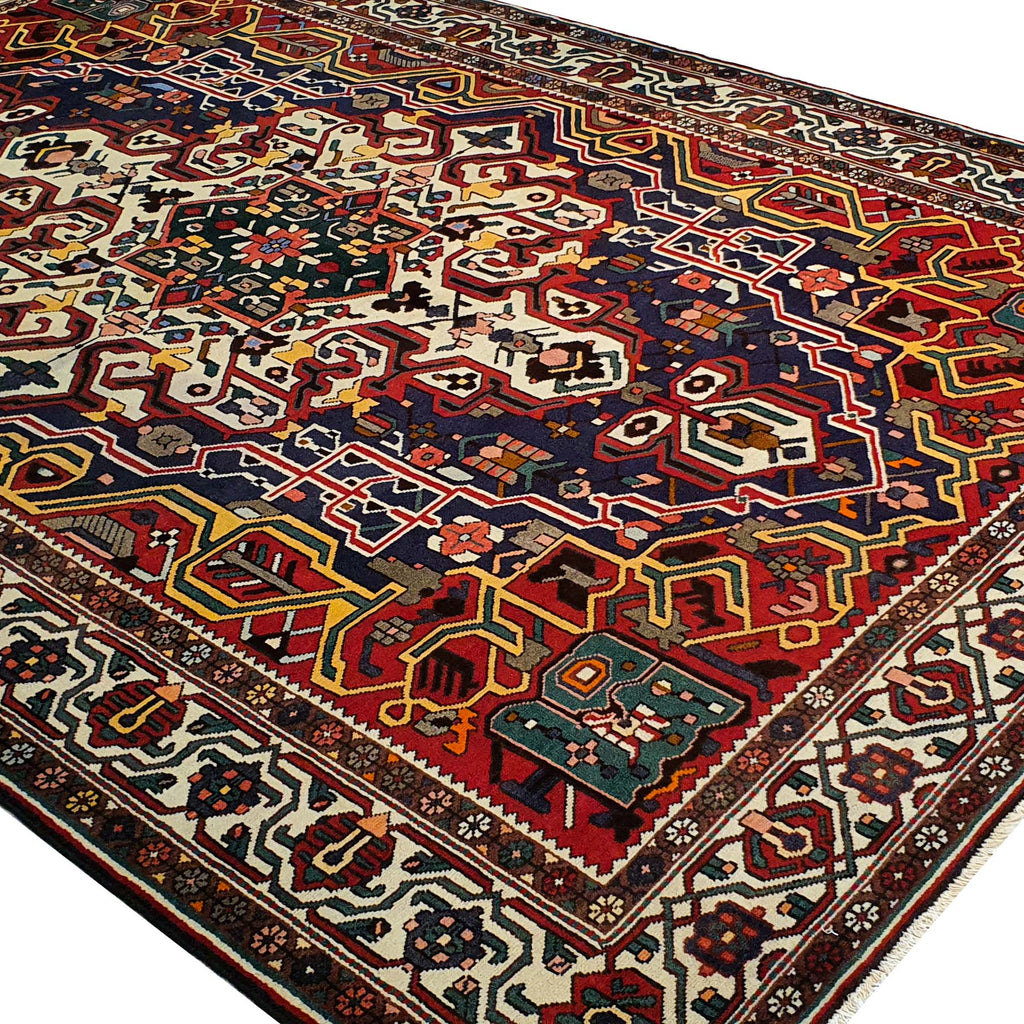 Persian Hamadan Tribal Wool Carpet - AR3585
