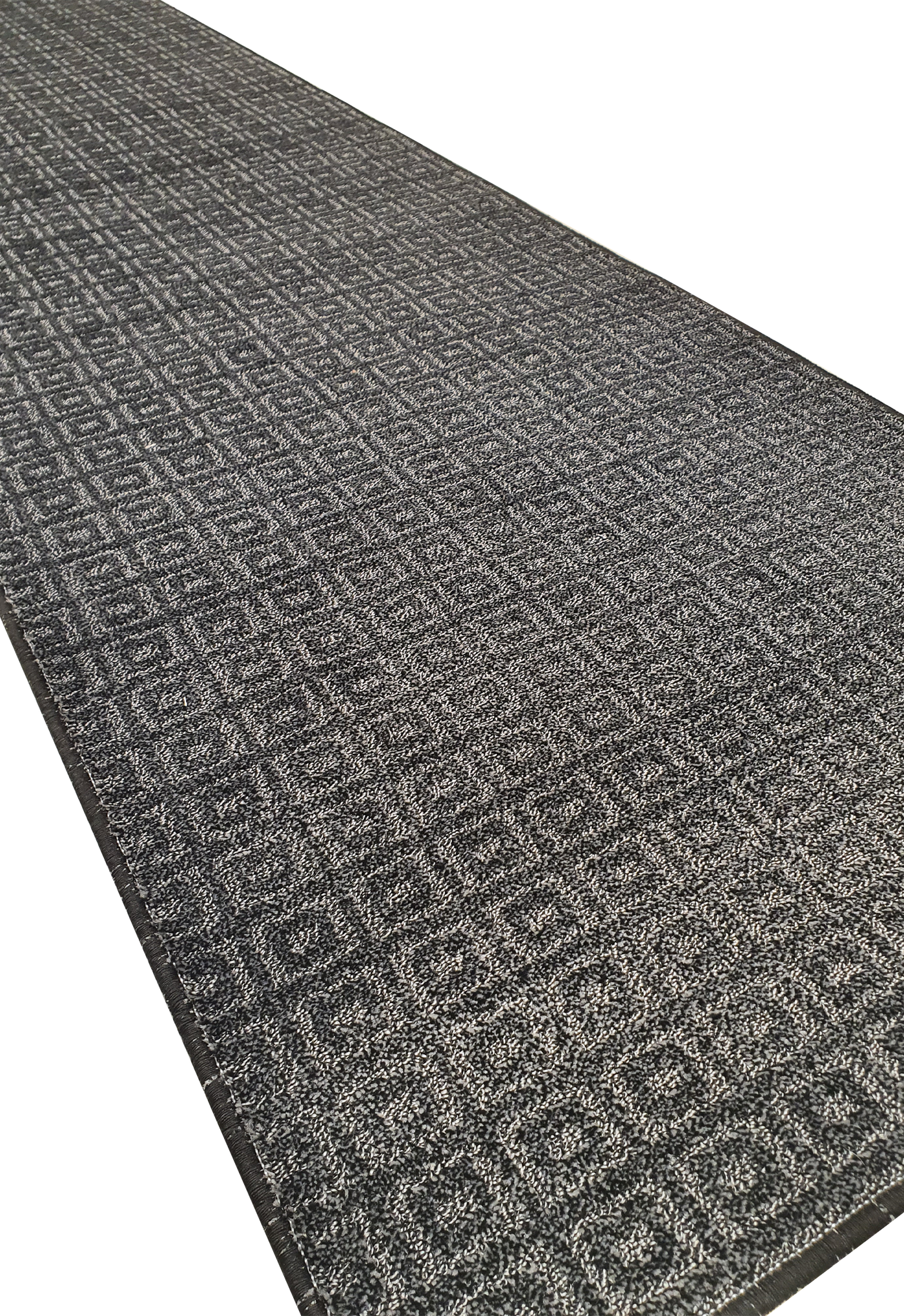 MACHINE MADE EMBOSS BOX DESIGN BLACK & WHITE RUNNER - MM046