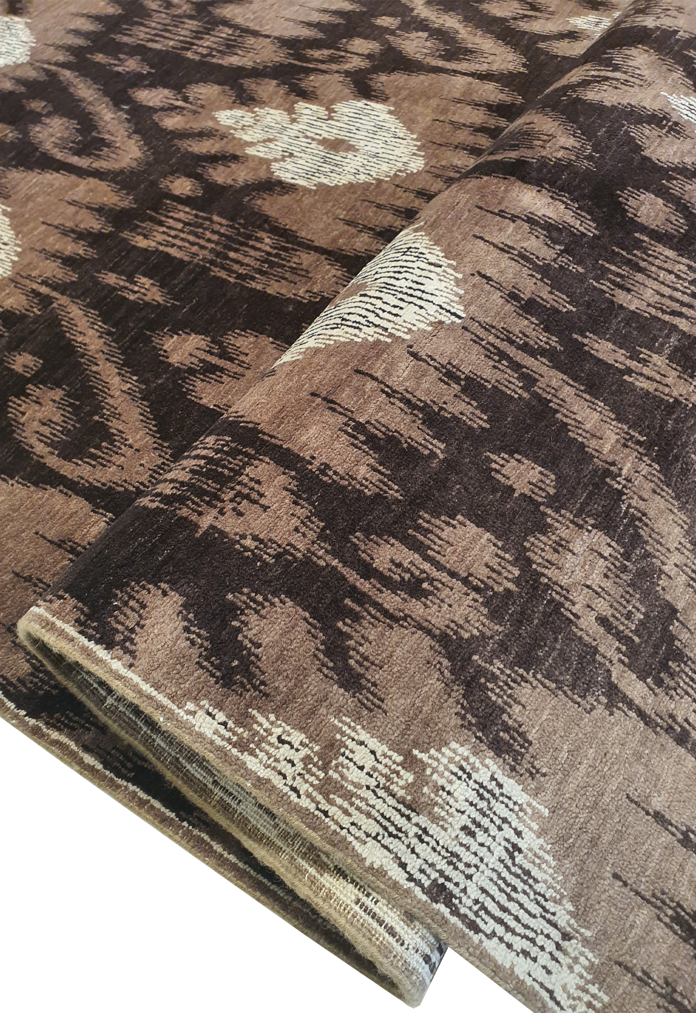 Persian Ikat Design Brown and White - VP142