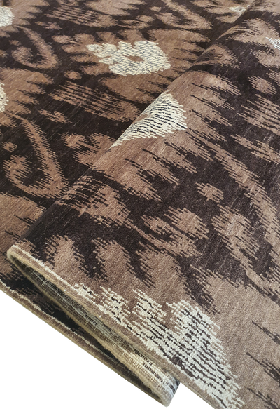 Persian Ikat Design Brown and White - VP142