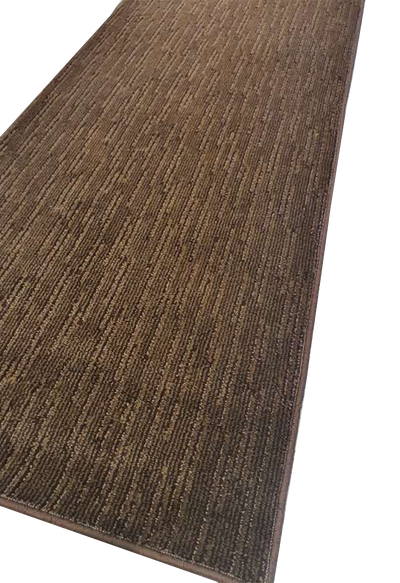 MACHINE MADE LIGHT & DARK BROWN RUNNER - MM052