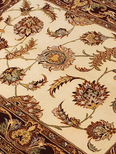 Persian Tabriz Mashad Allover Floral Design - AR0806