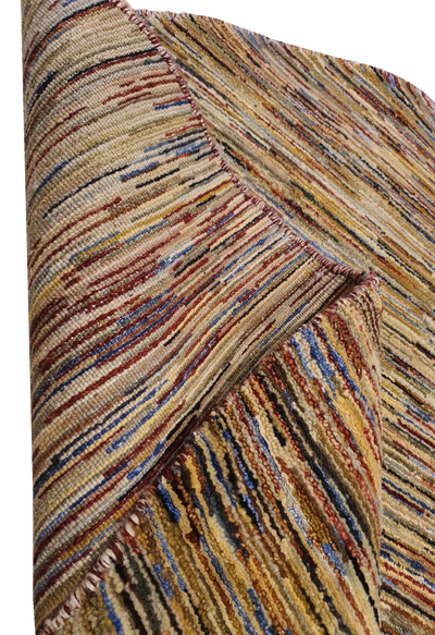 Modern Allover Cross Lining Round Rug Design - AR2339