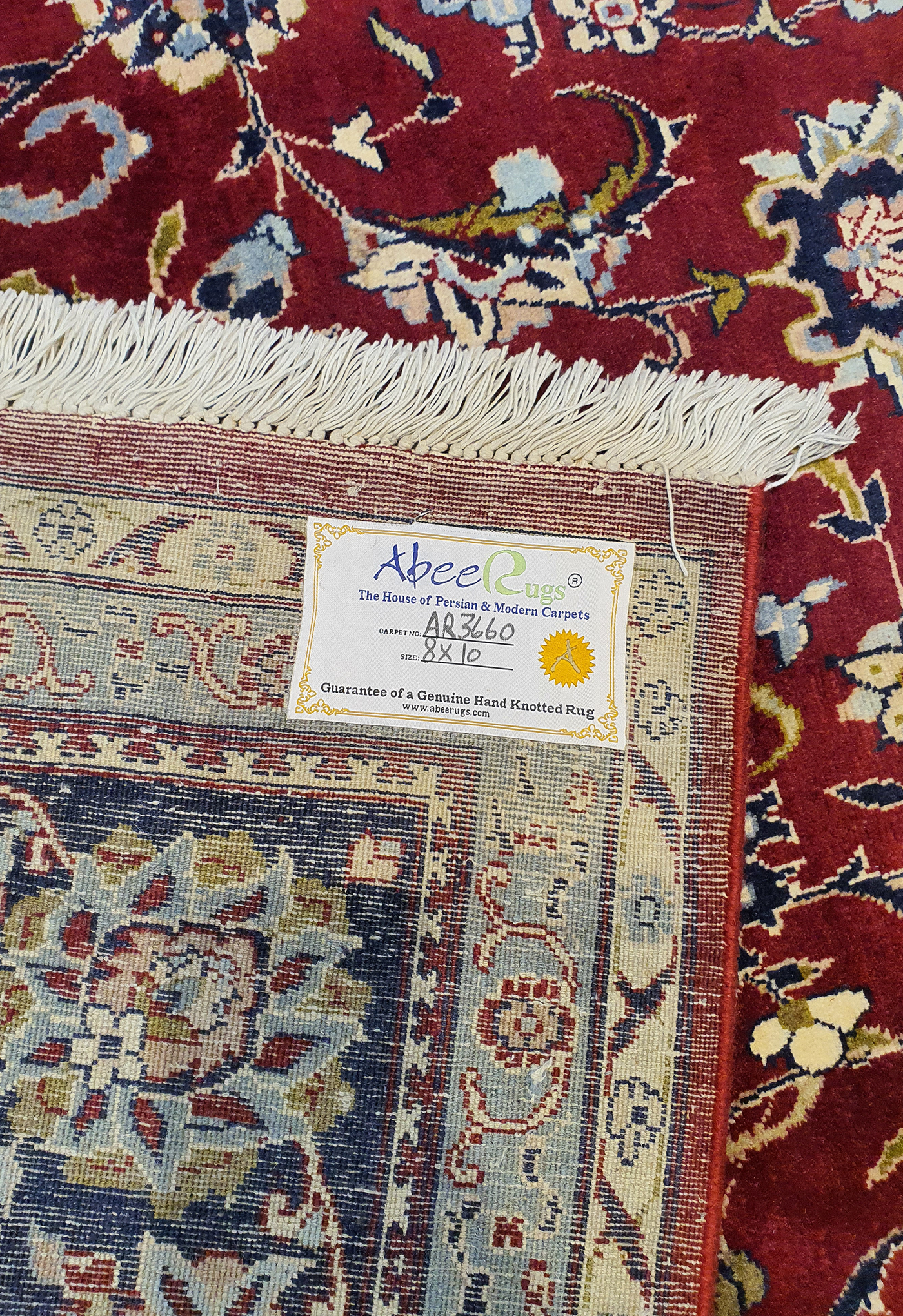 PAK PERSIAN ISFAHAN RED ALLOVER FLORAL DESIGN  - AR3660