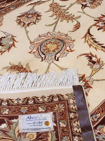 Persian Tabriz Mashad Allover Floral Design - AR0806