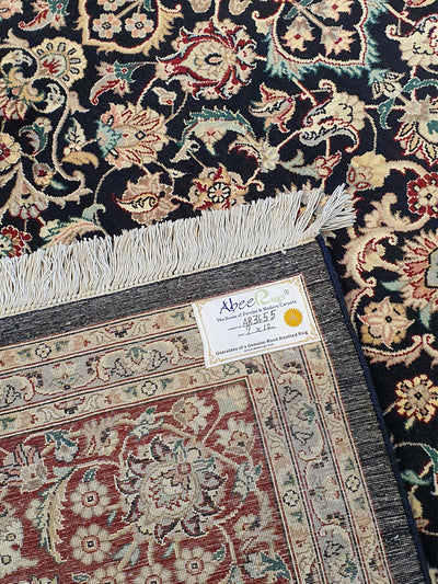 PAK PERSIAN ISFAHAN BABY LAMB WOOL ALLOVER FLORAL DESIGN - 9 X 12 FT - AR3655