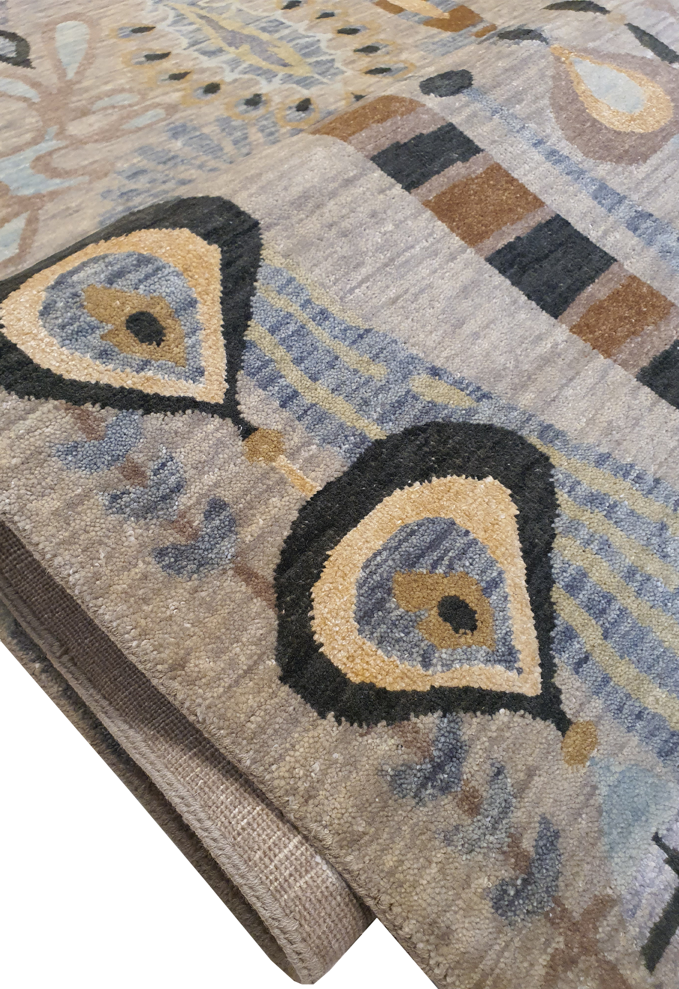 Persian Silk and Wool Floral Design - VP089