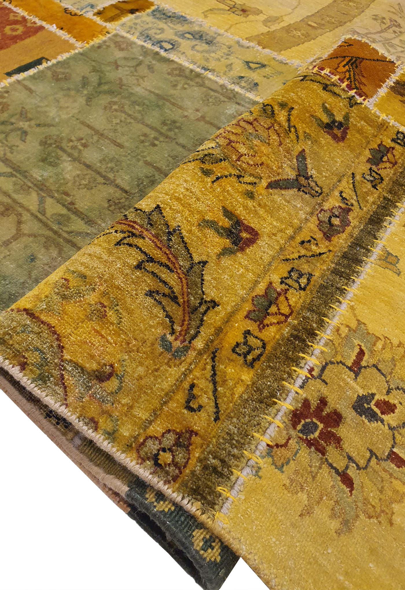 Old Persian Multi Patchwork Design - AR3046