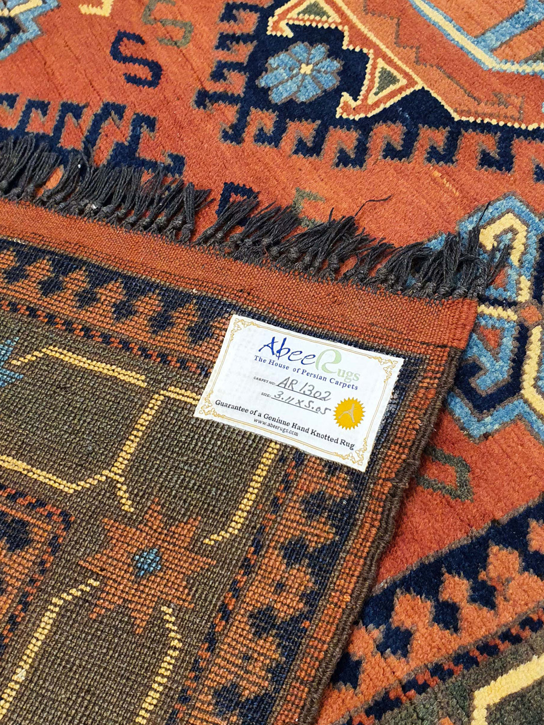 Afghan Caucasian with 2 Medallion Design - 3.11 X 5.5 FT - AR1302