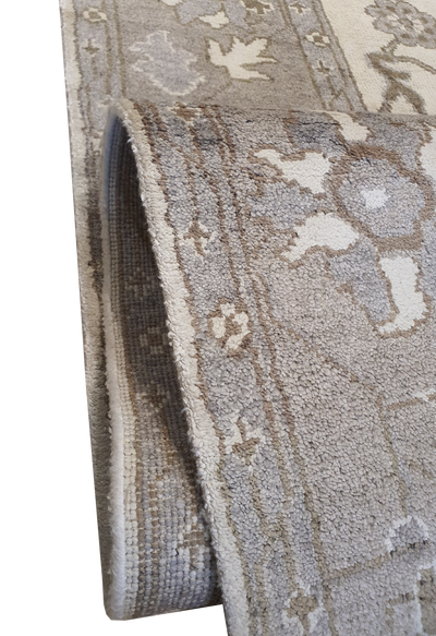 Indo Isfahan Silk and Wool Allover Floral Design - VP070