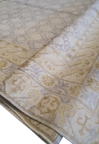 Persian Wool Vector Shapes Allover Flower Motif - VP069