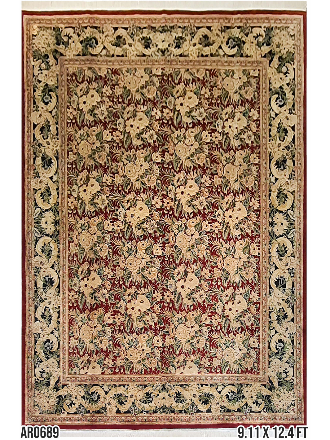 Superfine Persian Isfahan Red Motif - AR0689