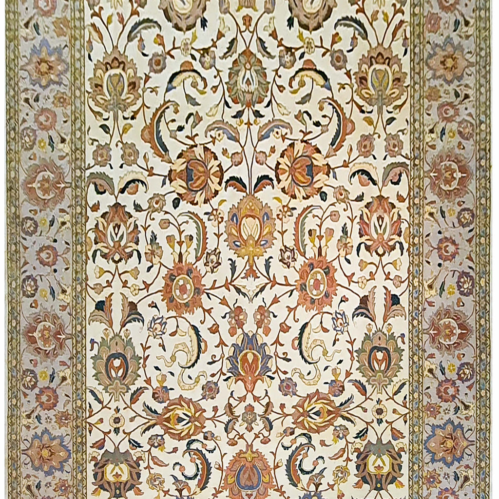 Pak Persian Isfahan Floral Design Silk Base - AR0281