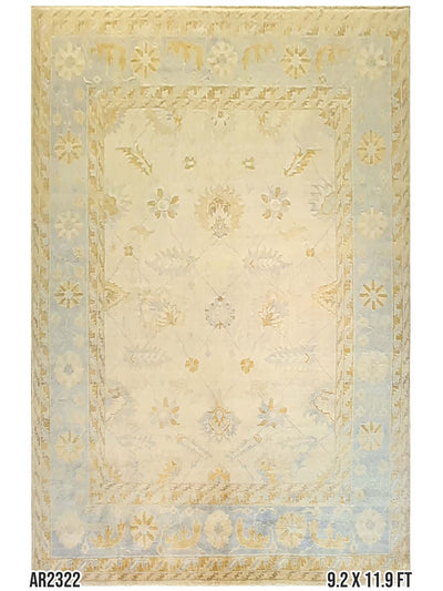 Turkish Knot Design - 9.2 X 11.9 FT - AR2322