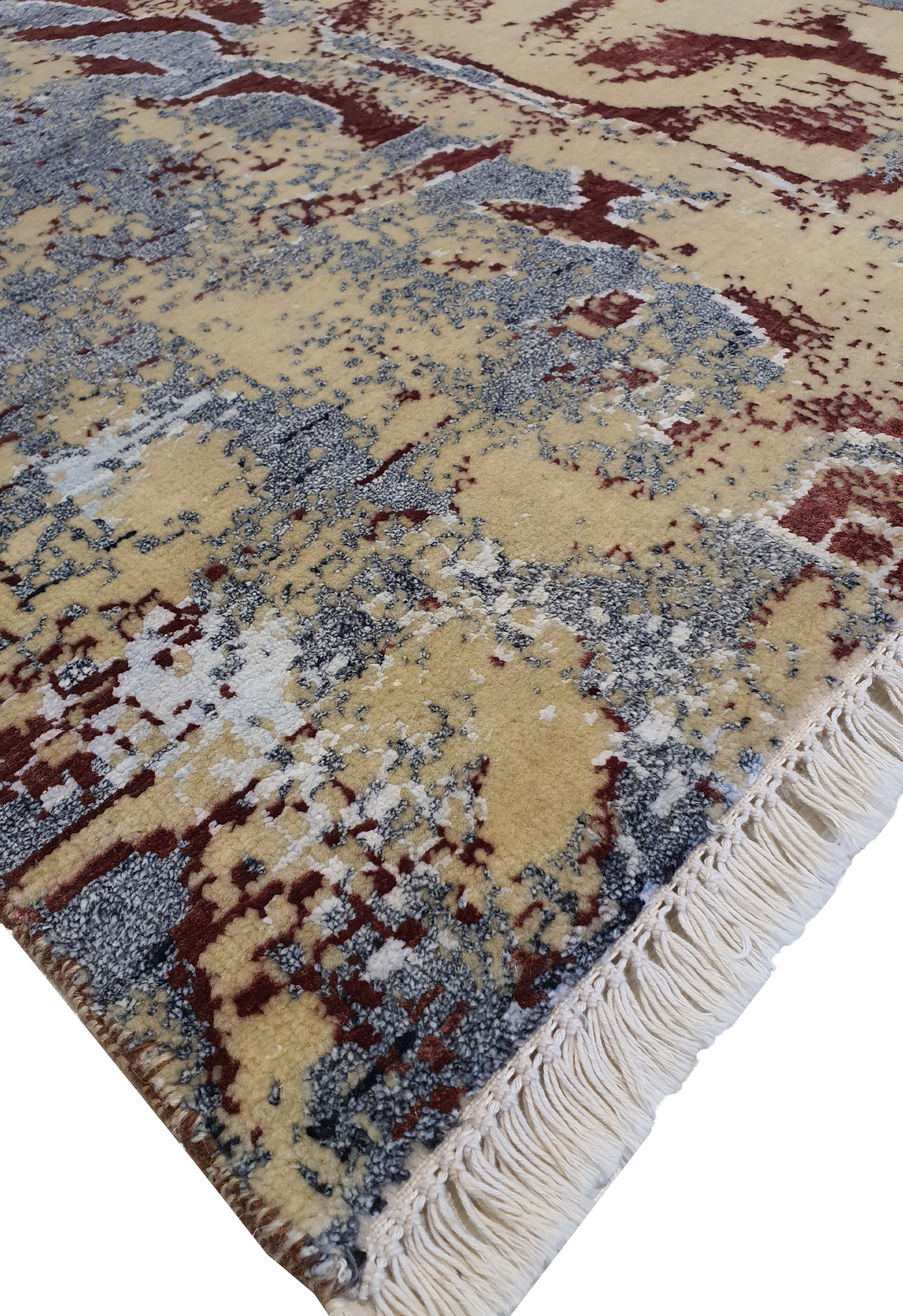 Superfine Vintage Allover Flowers Design Brown and Green-VP101