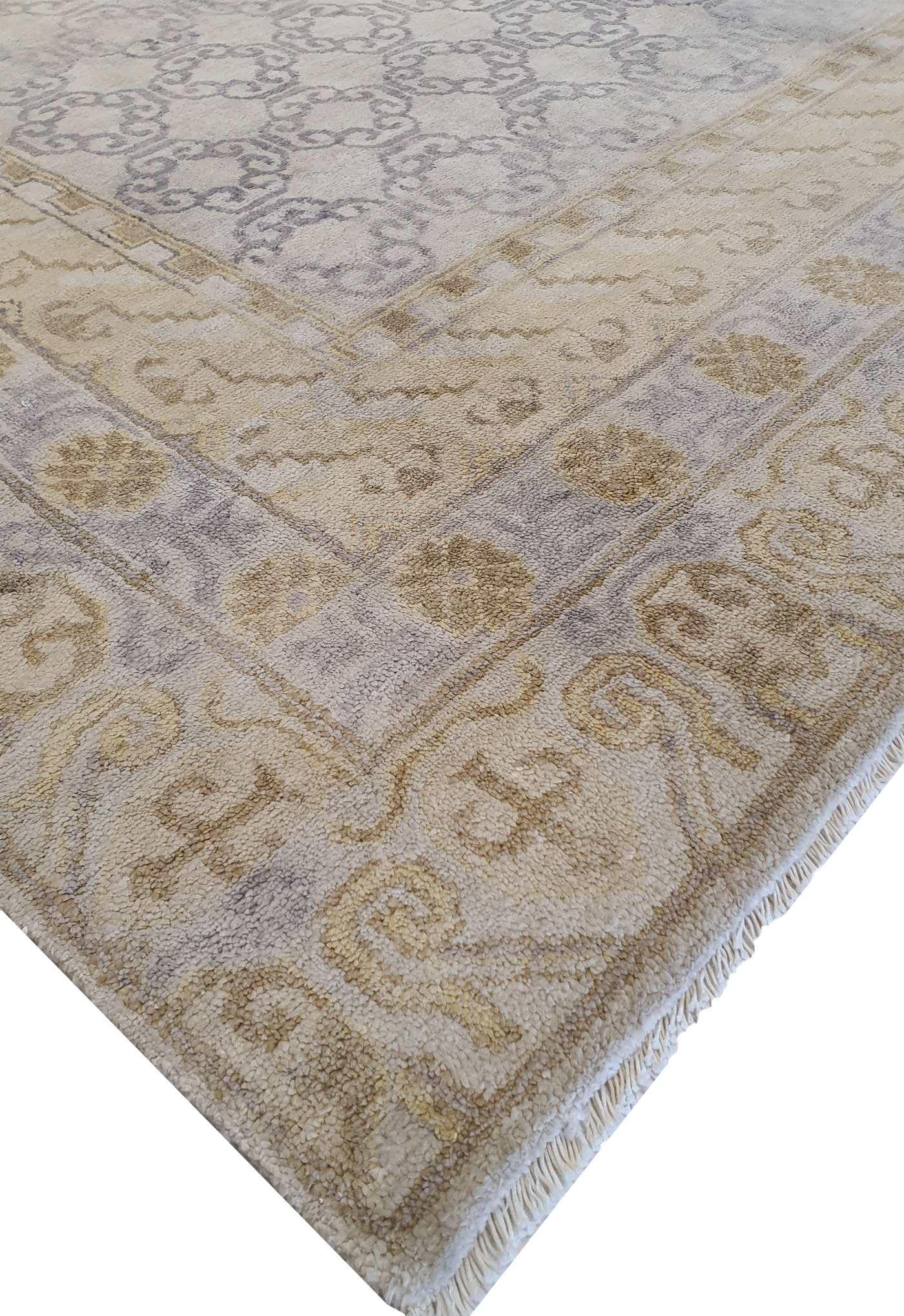 Persian Wool Vector Shapes Allover Flower Motif - VP069