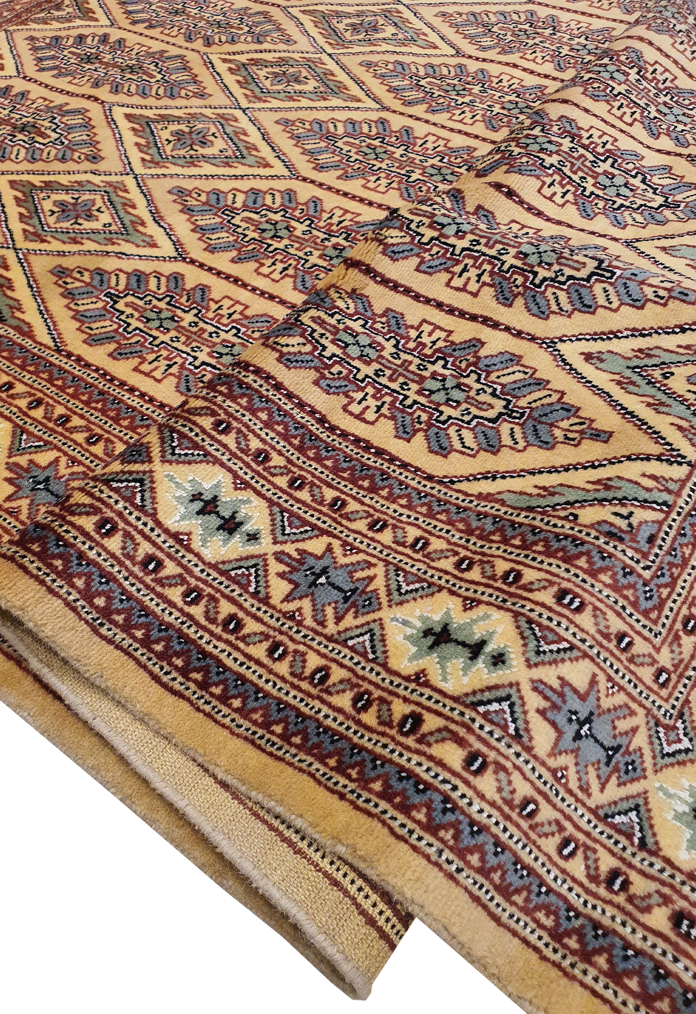 Pak Persian Sk Geometry Design Silk Lining - AR2717
