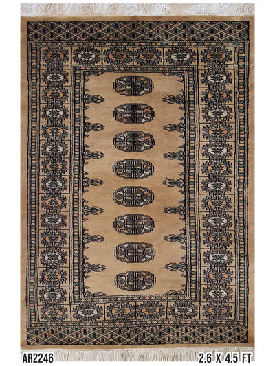 Persian Bokharah Cream - 2.06 X 4.05 FT - AR2246