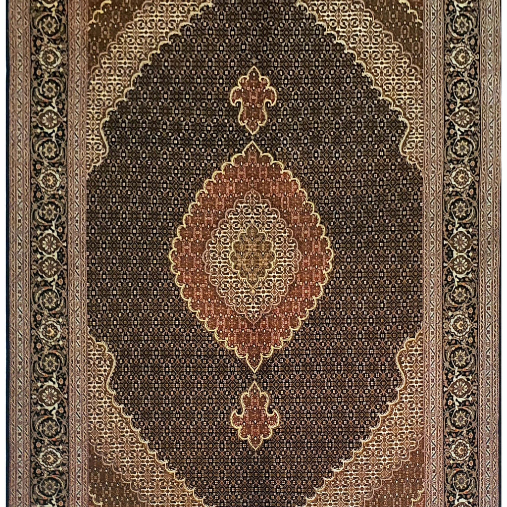 Persian Tabriz Mahi Wool and Silk Carper - AR3551