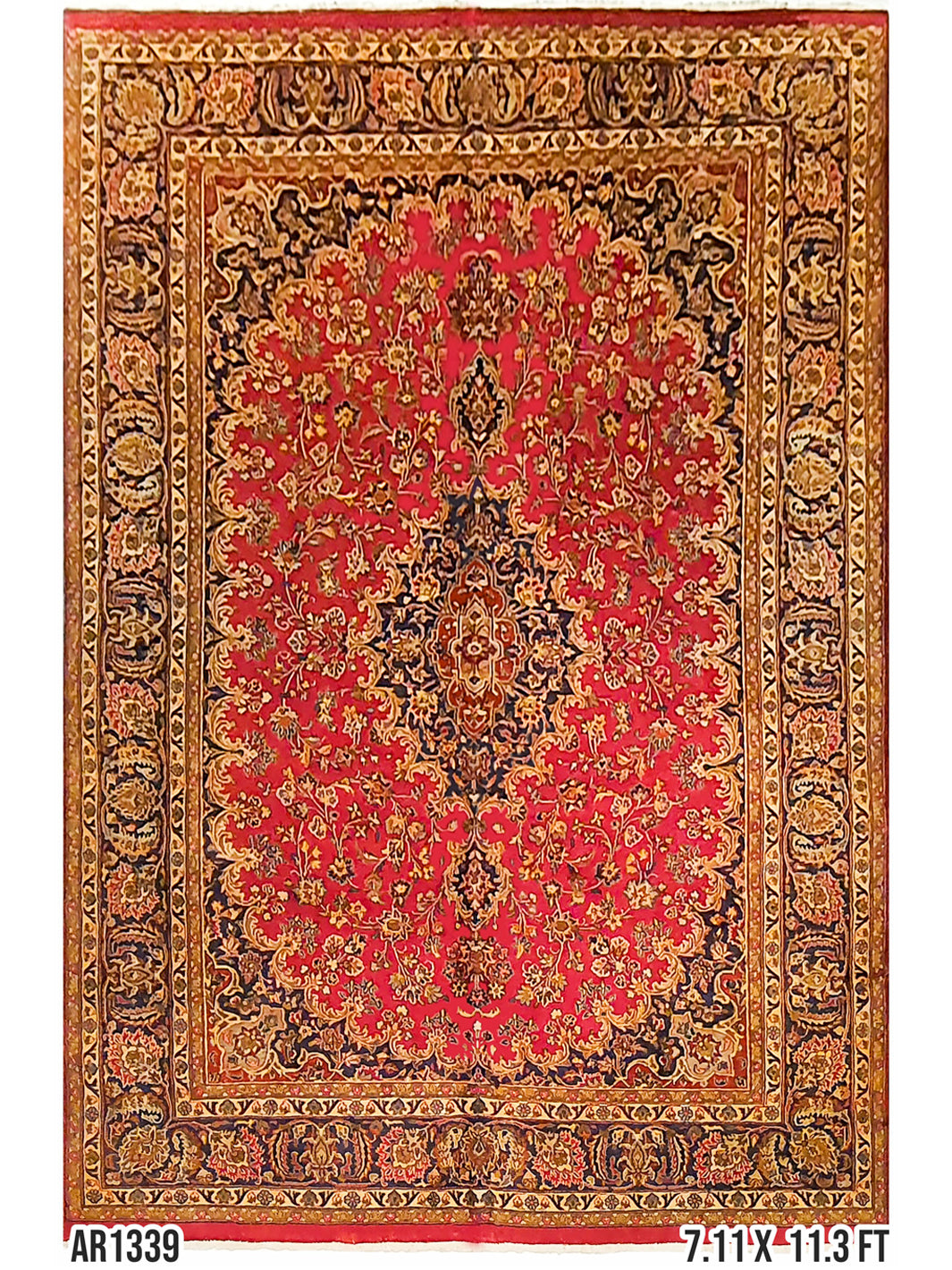 Superfine Persian Tabriz Marshad - 7.11 X 11.3 FT - AR1339